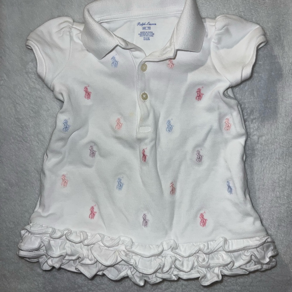 🩷5/$25 Ralph Lauren Kids Polo Shirt with Embroidered Accents